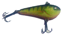 Jiggin Rap ice fishing lure walleye